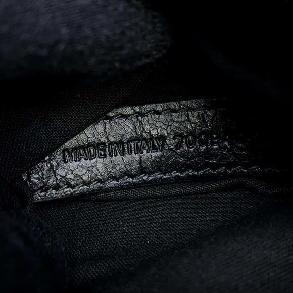 Balenciaga Neo Cagoul Graffiti XS Shoulder Bag Black - Picture 12 of 13